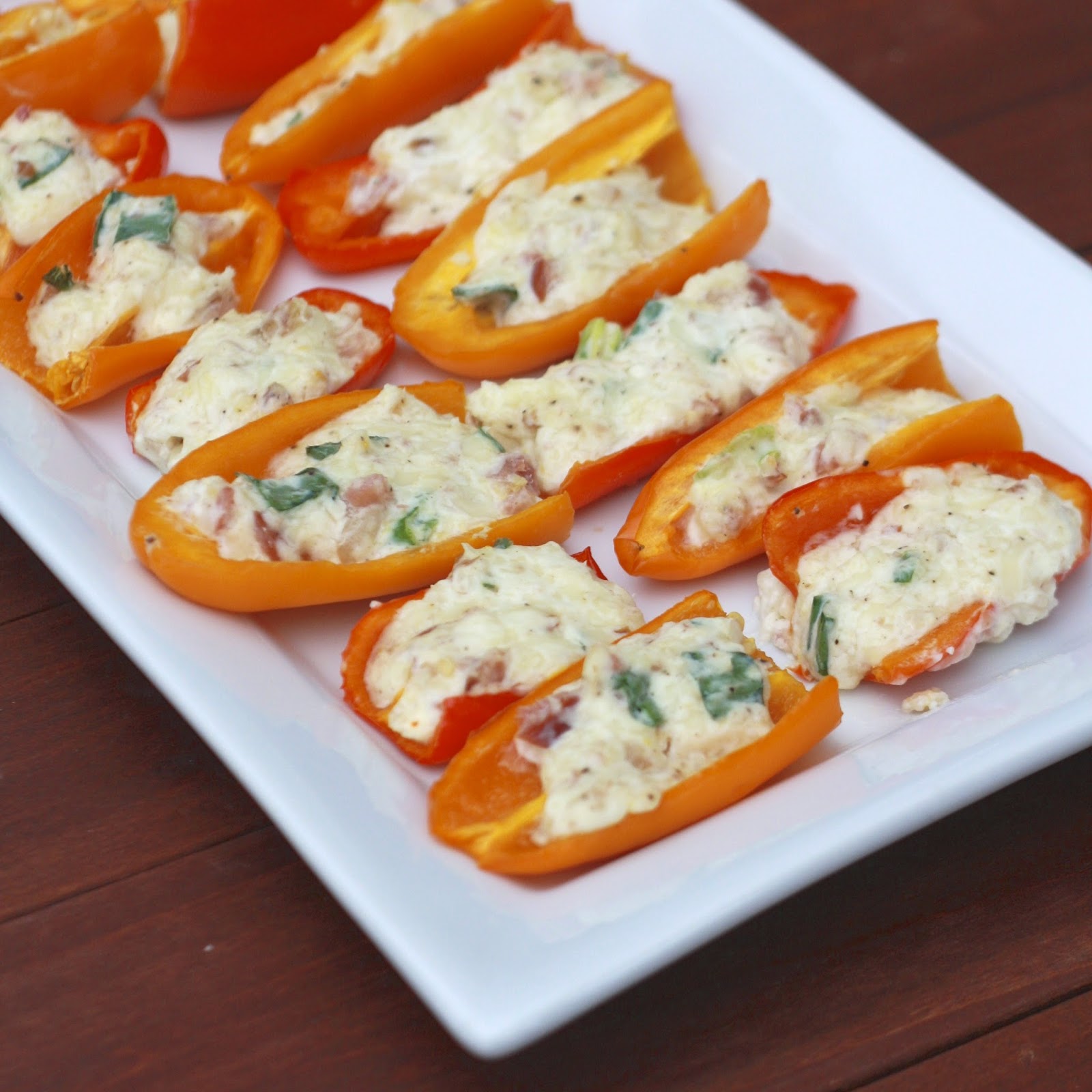 Bacon and Cheese Stuffed Peppers The Sweets Life