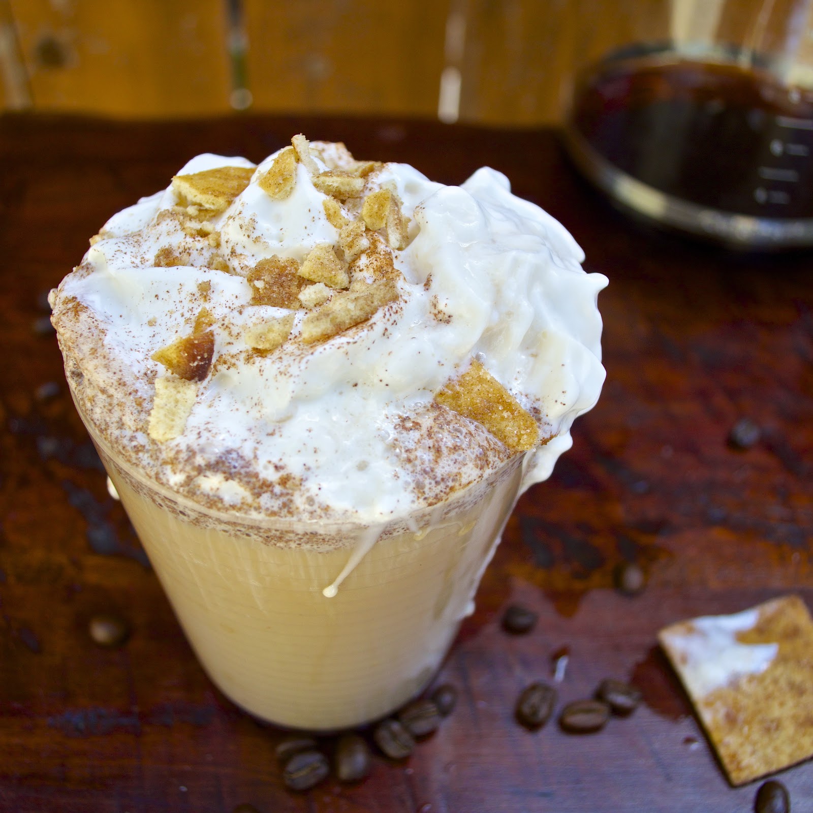 Cinnamon Sugar Toast Latte and Starbucks Secret Menu Virtually