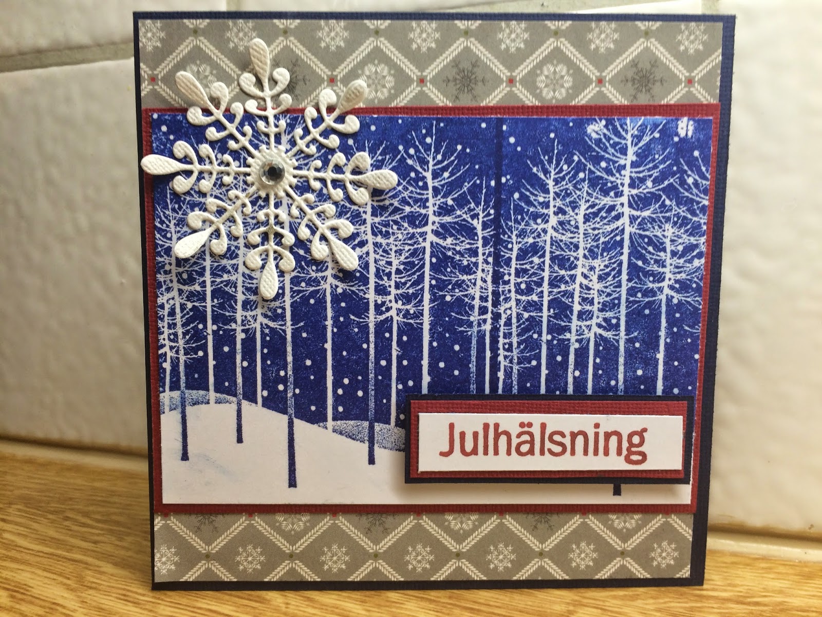 Dreamcatched Scrapbooking & Kortmakeri Julkortsbomb!! Kan finnas