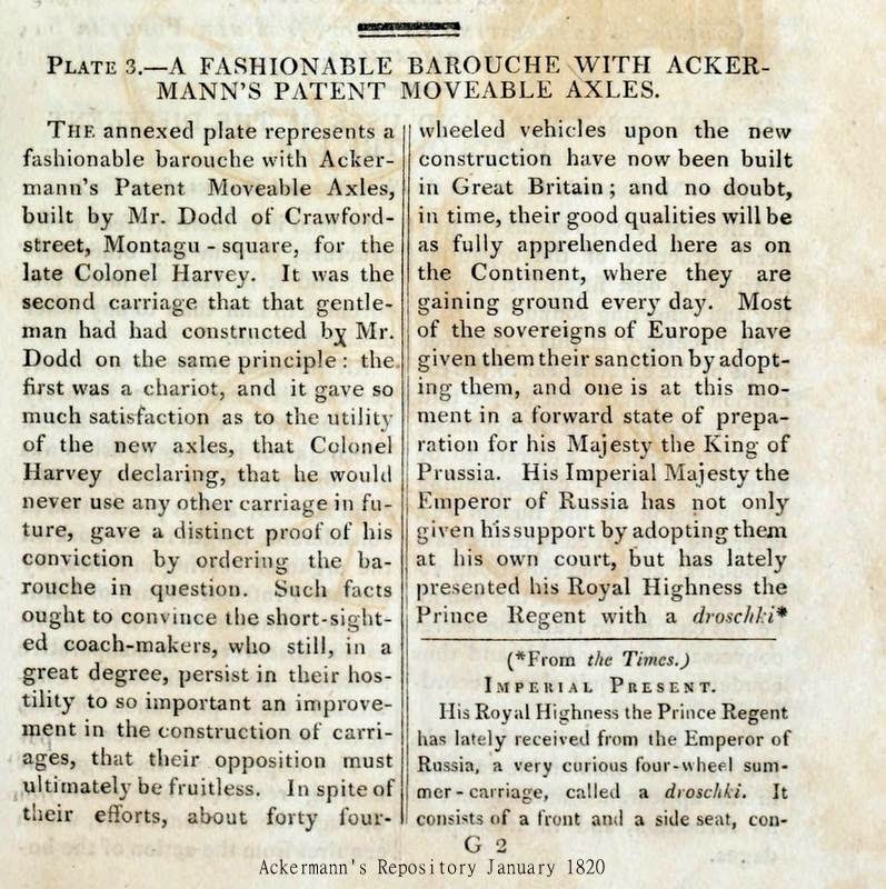 Two Nerdy History Girls A barouche for 1820