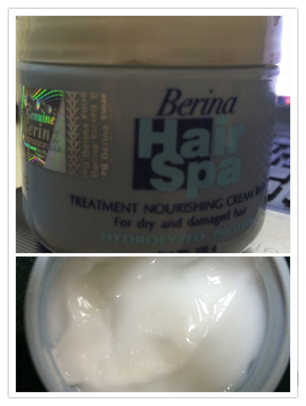 : Berina Hair Spa Treatment Nourishing Cream:  Review