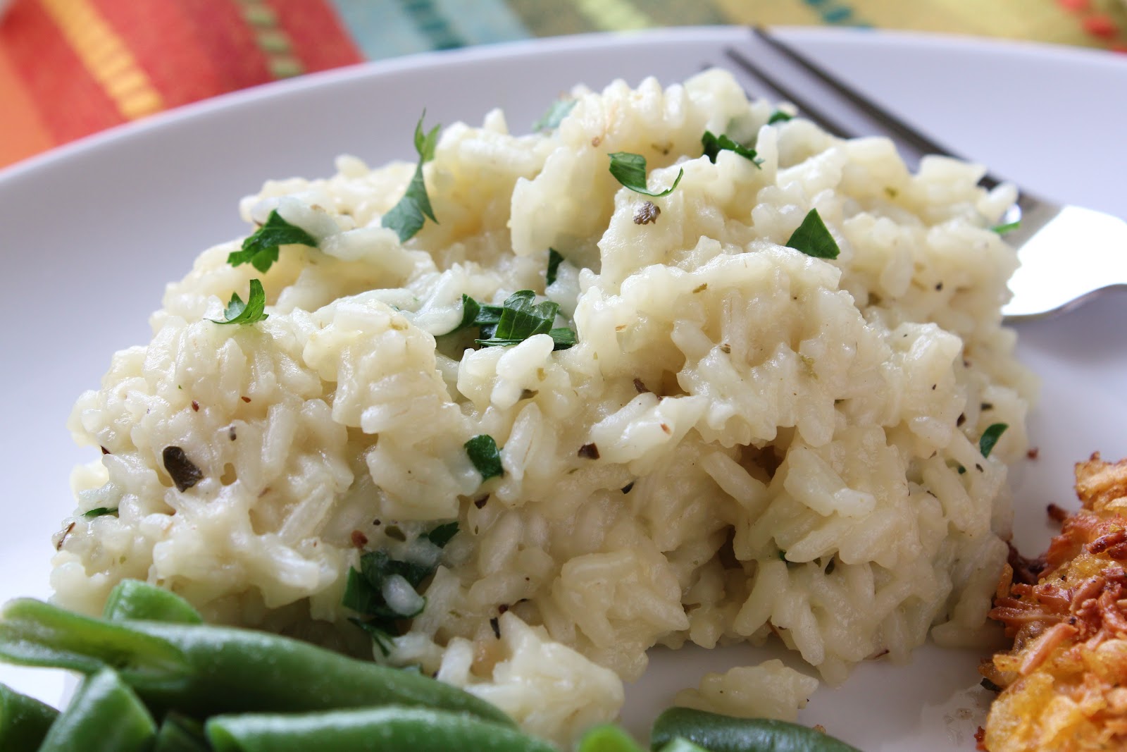 Delicious as it Looks Parmesan Herb Rice