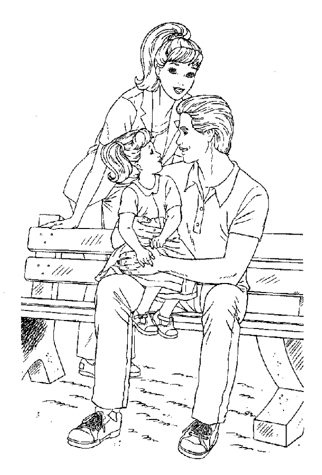 DIBUJOS PARA PINTAR DE LA FAMILIA dibujos para pintar de la familia: