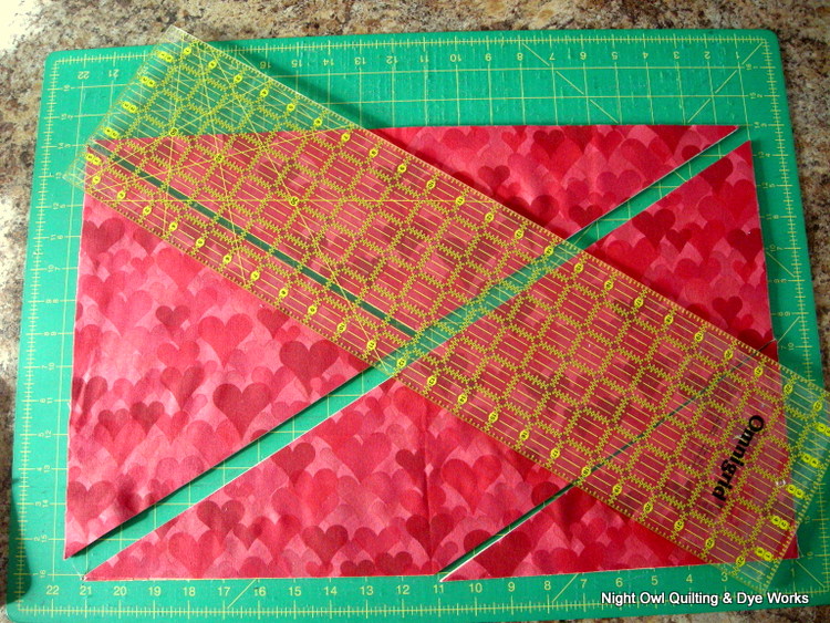 Night Owl Quilting & Dye Works Fat Quarter Place Mat Tutorial