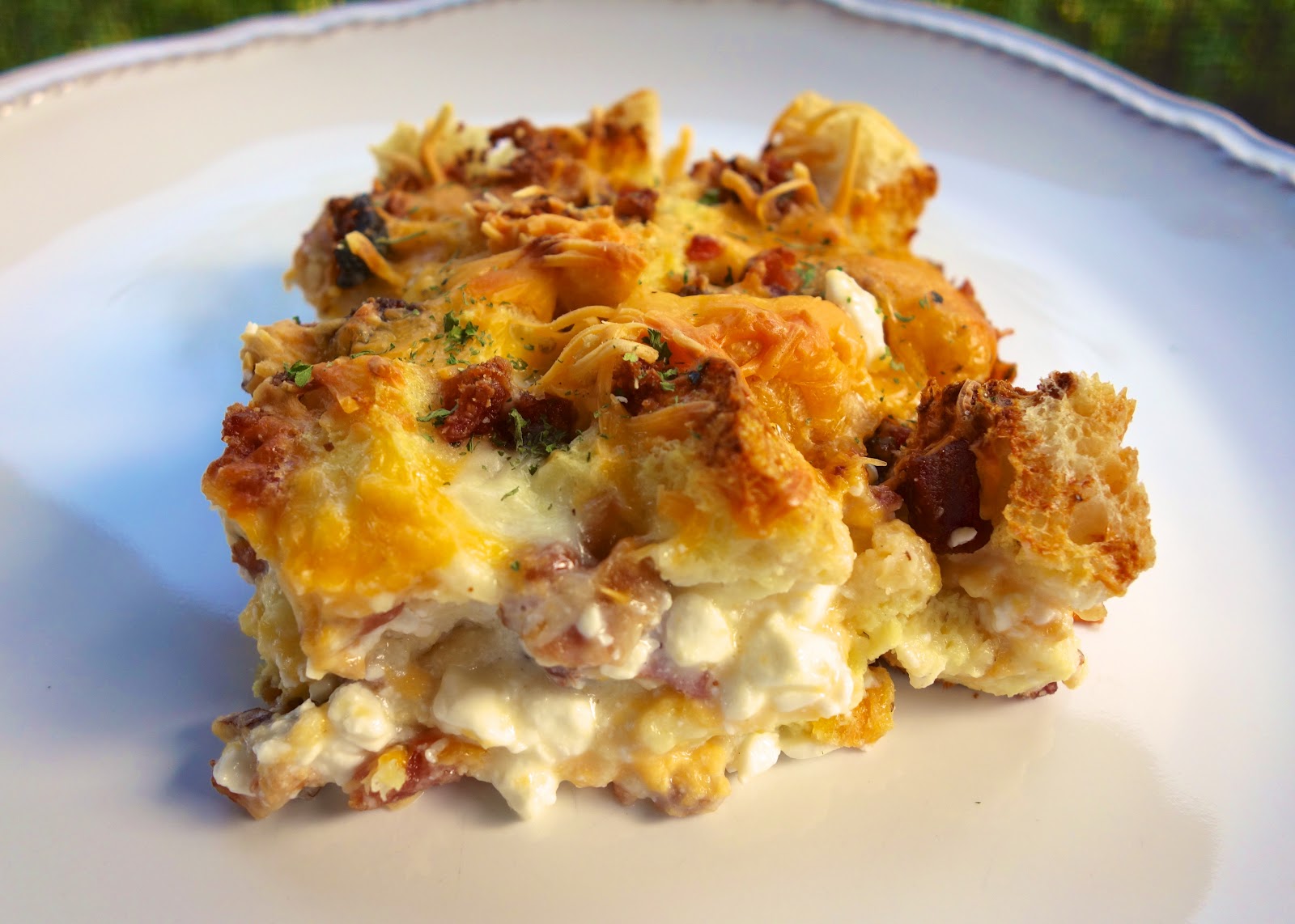 Cheesy Bacon Breakfast Casserole Plain Chicken