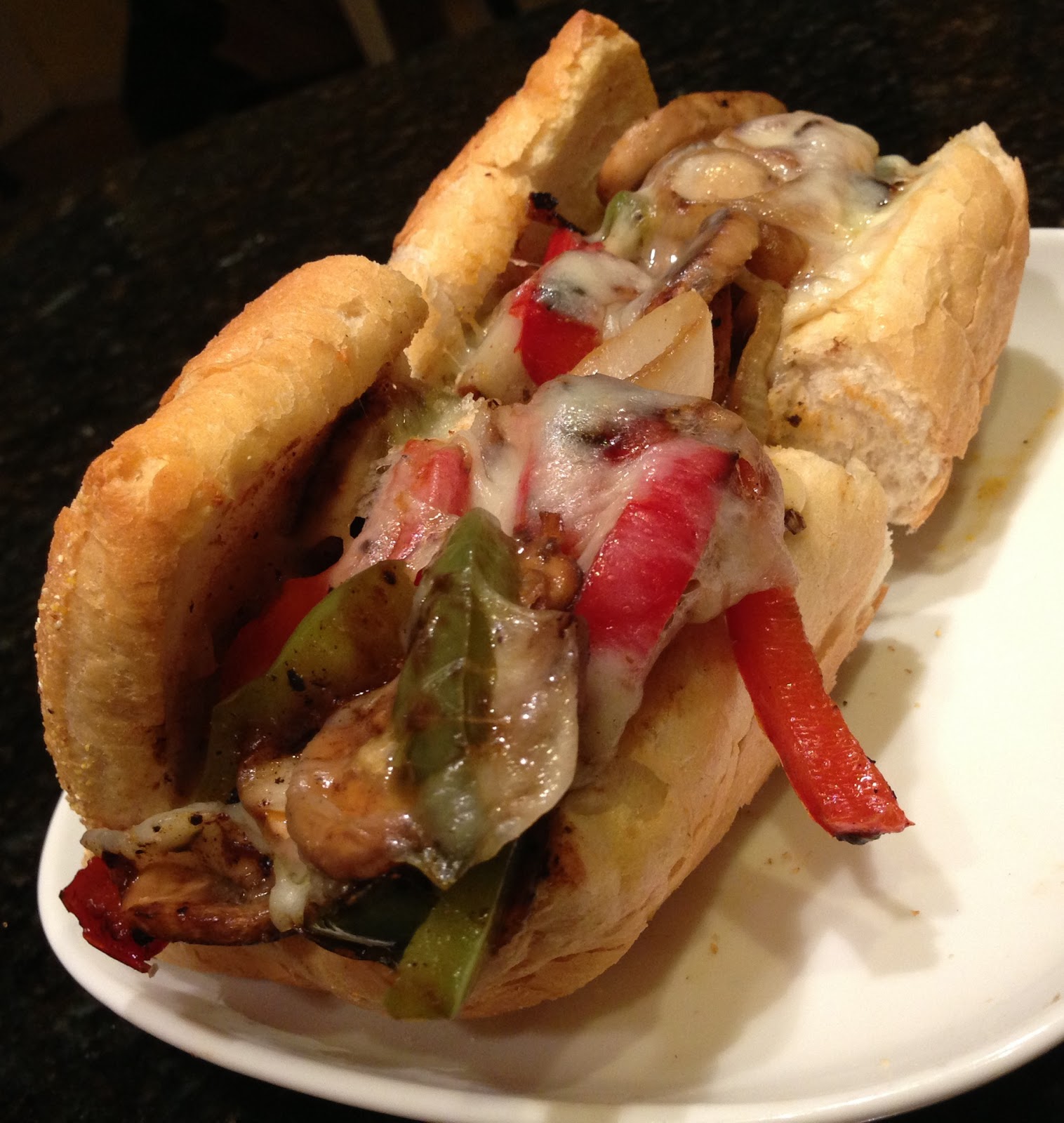 Party with Leah Grilled Chicken Cheesesteaks