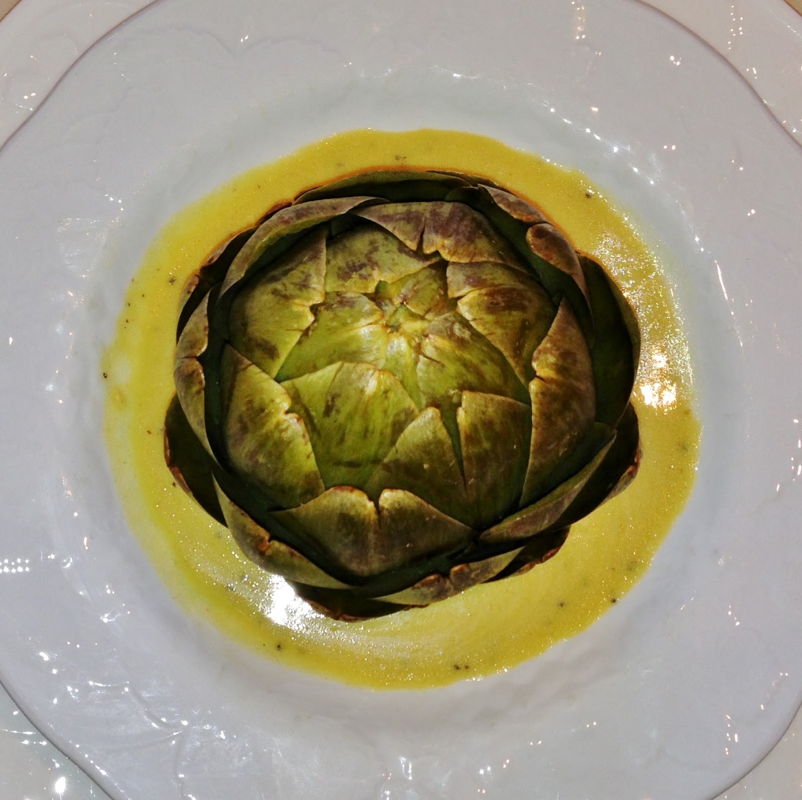 the Best Recipes Globe Artichoke with Dijon Mustard Vinaigrette
