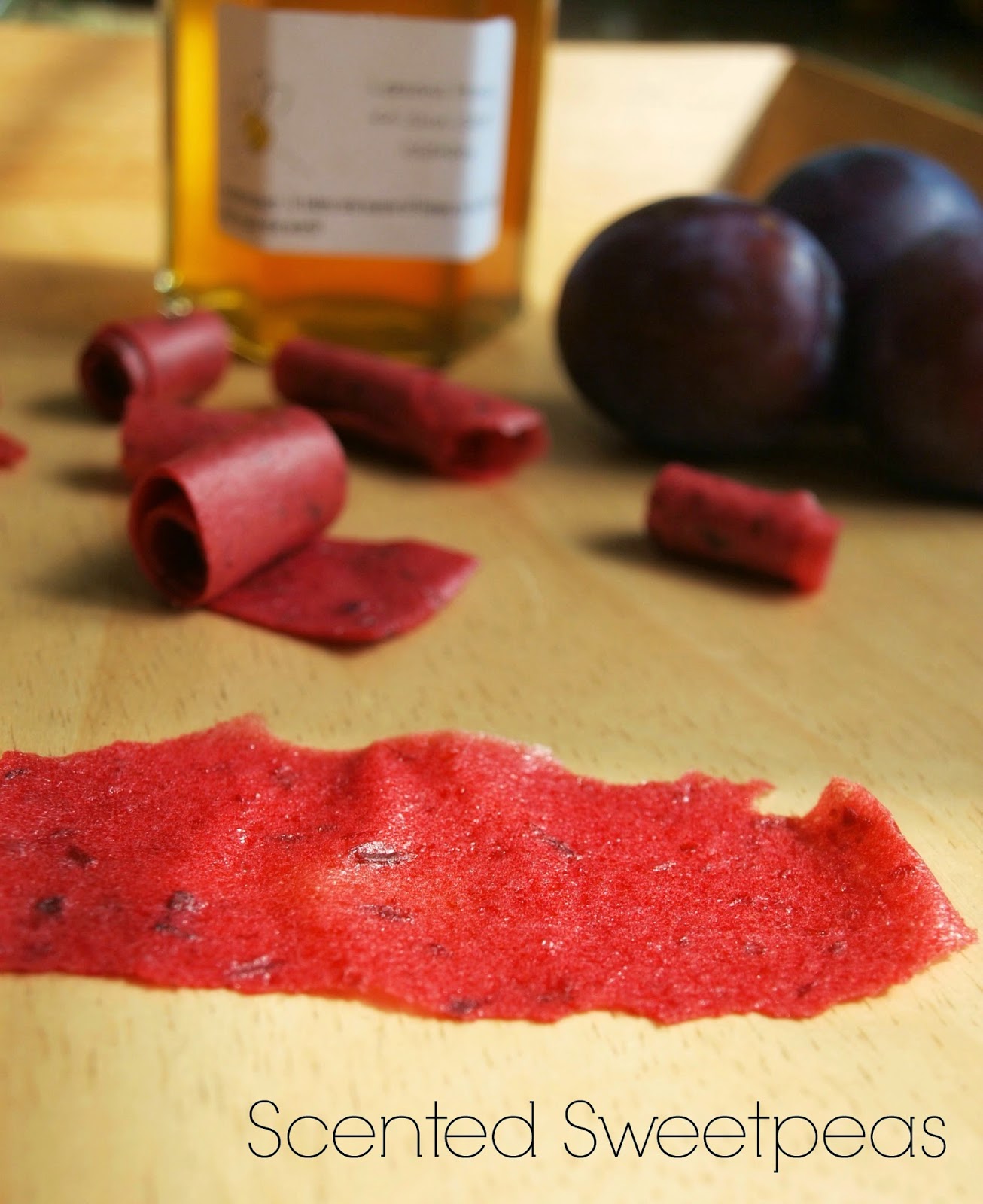 Scented Sweetpeas Plum Fruit Leathers Tutorial