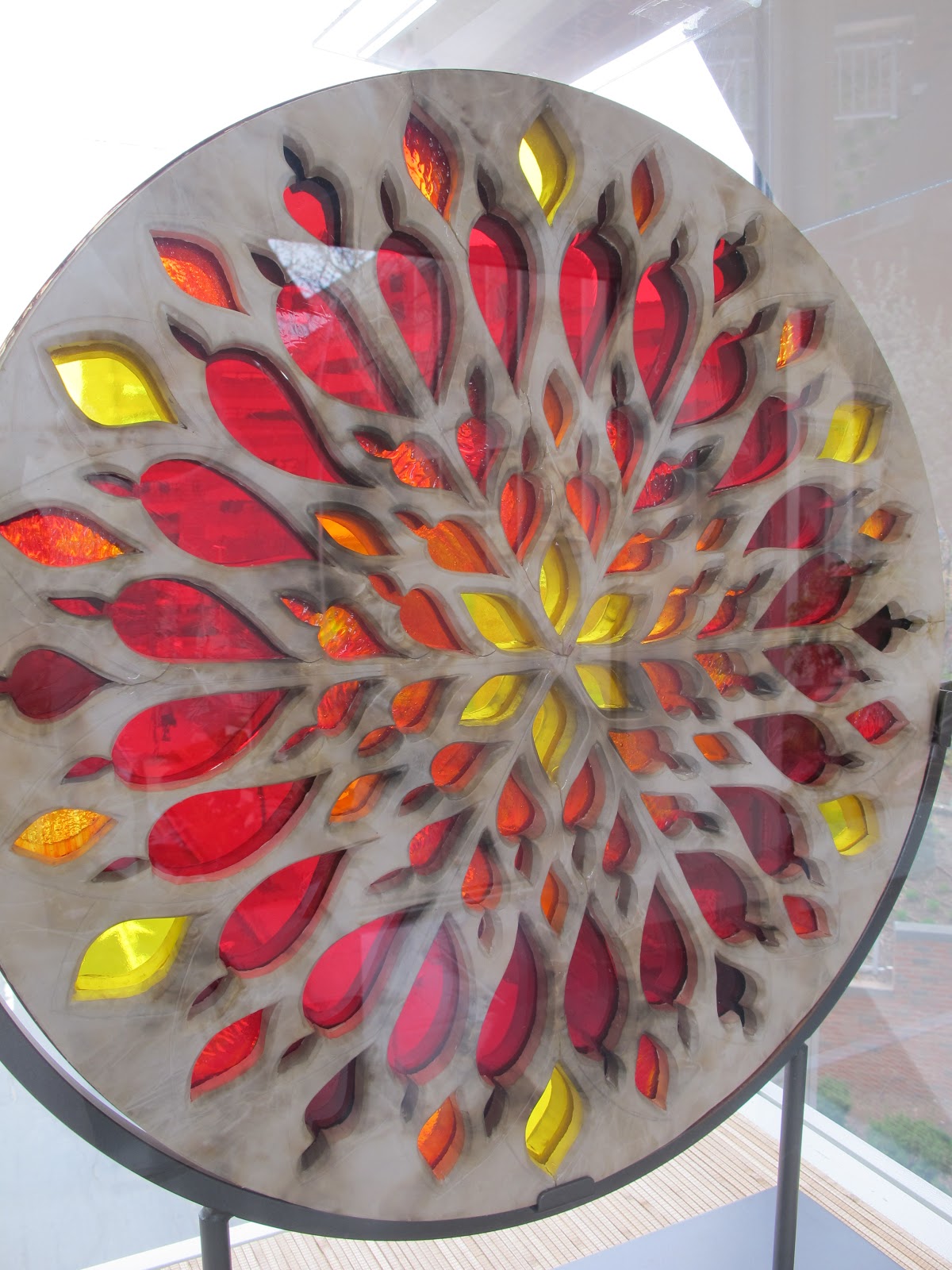 Wooster Square Daily Photo: Stained Glass Mandala