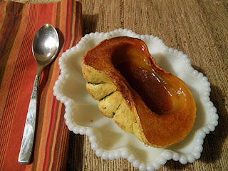 Maple Glazed Sweet Dumpling Squash in ornate bowl