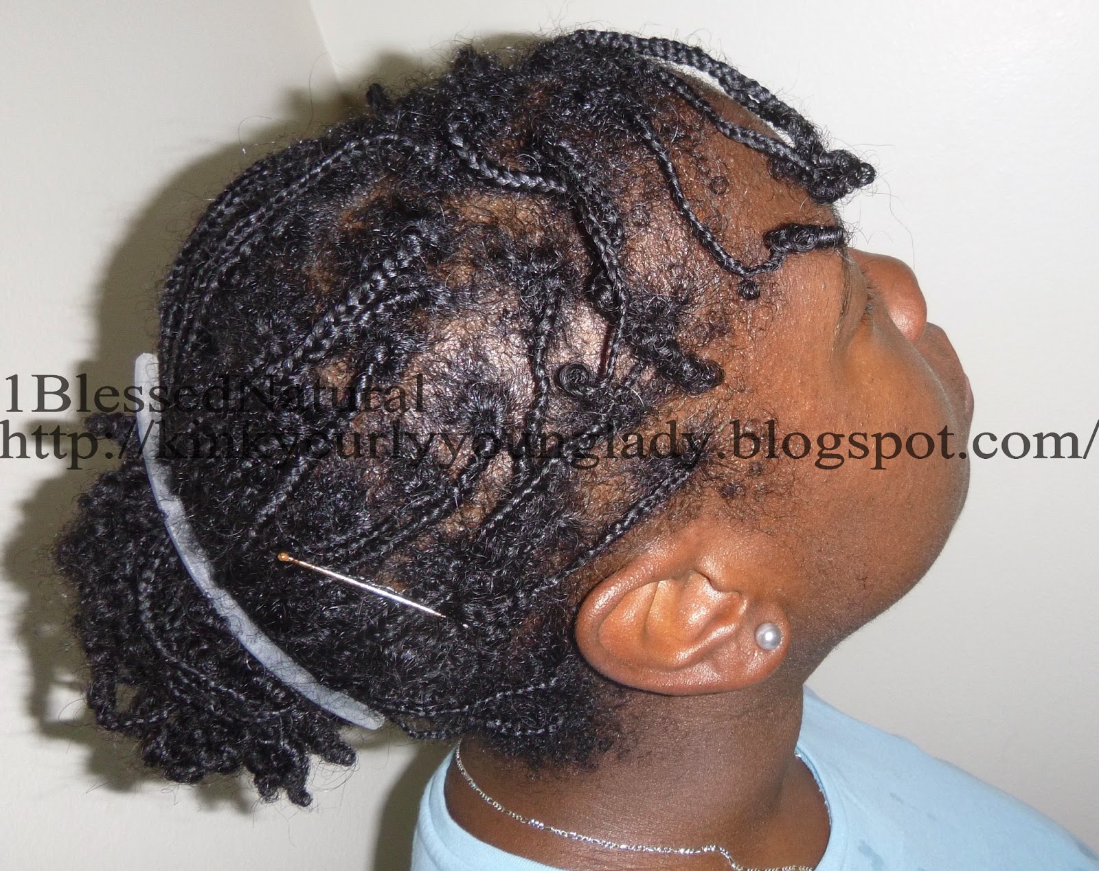 Mini Braids Style Challenge Banana Clip With Bang Style 4