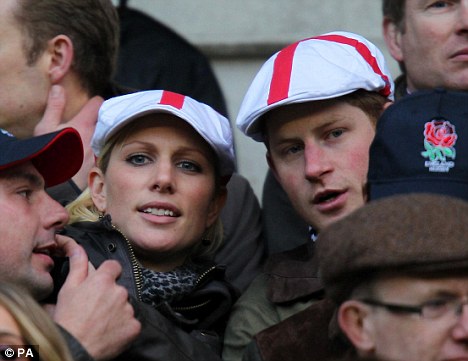 Zara Phillips cheers on fiancé Mike Tindall with help from cousin