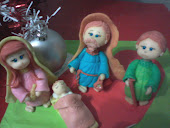 María, José, niño Jesús y pastorcito