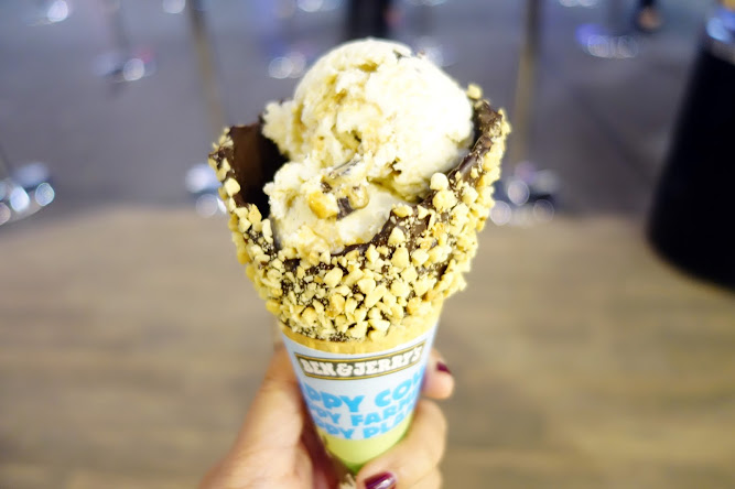 Ben and Jerry's Coconut seven layer bar Ice Cream Food Blog