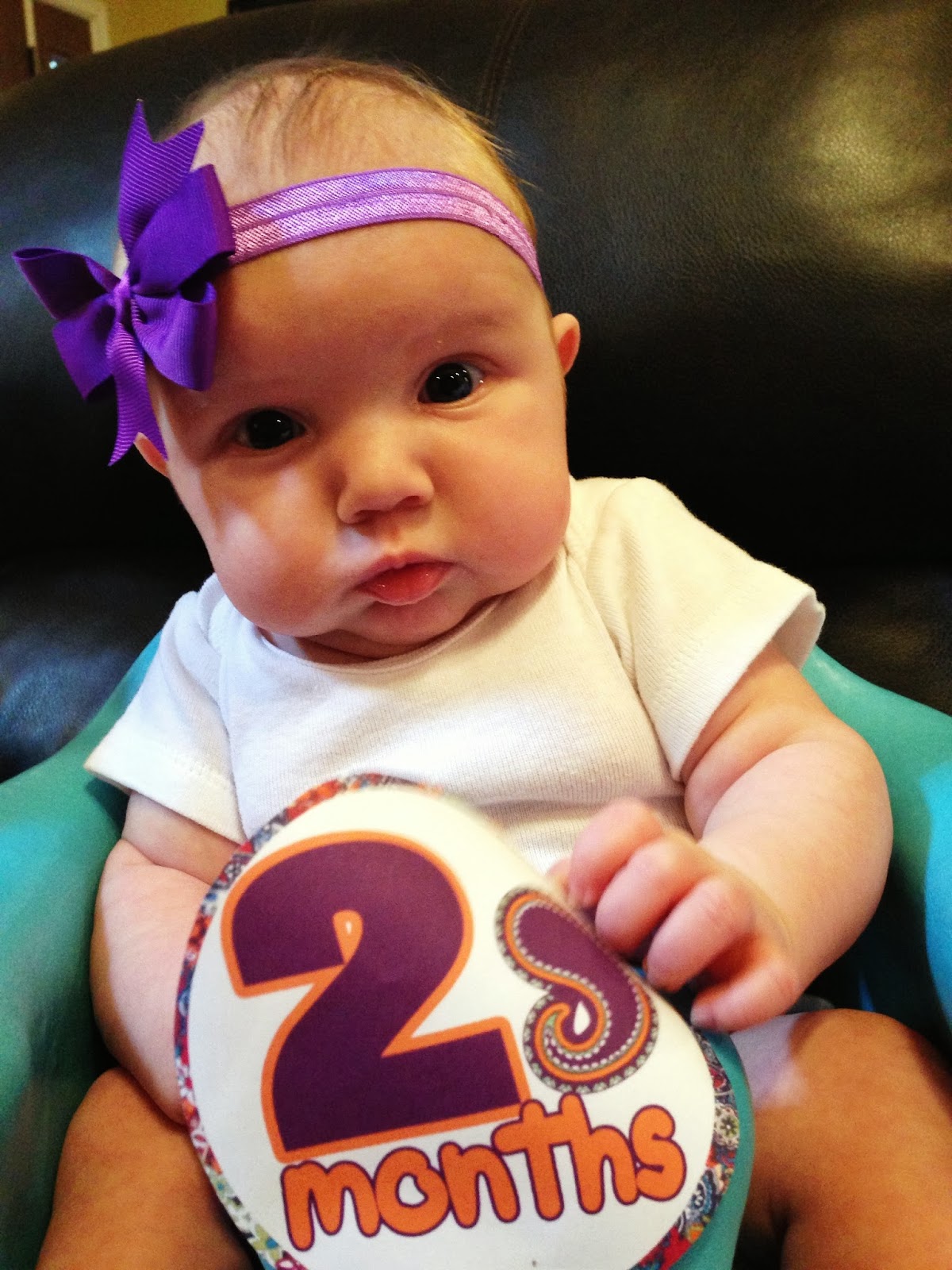 New Dad, Old Dad 2 months old and starting to babble