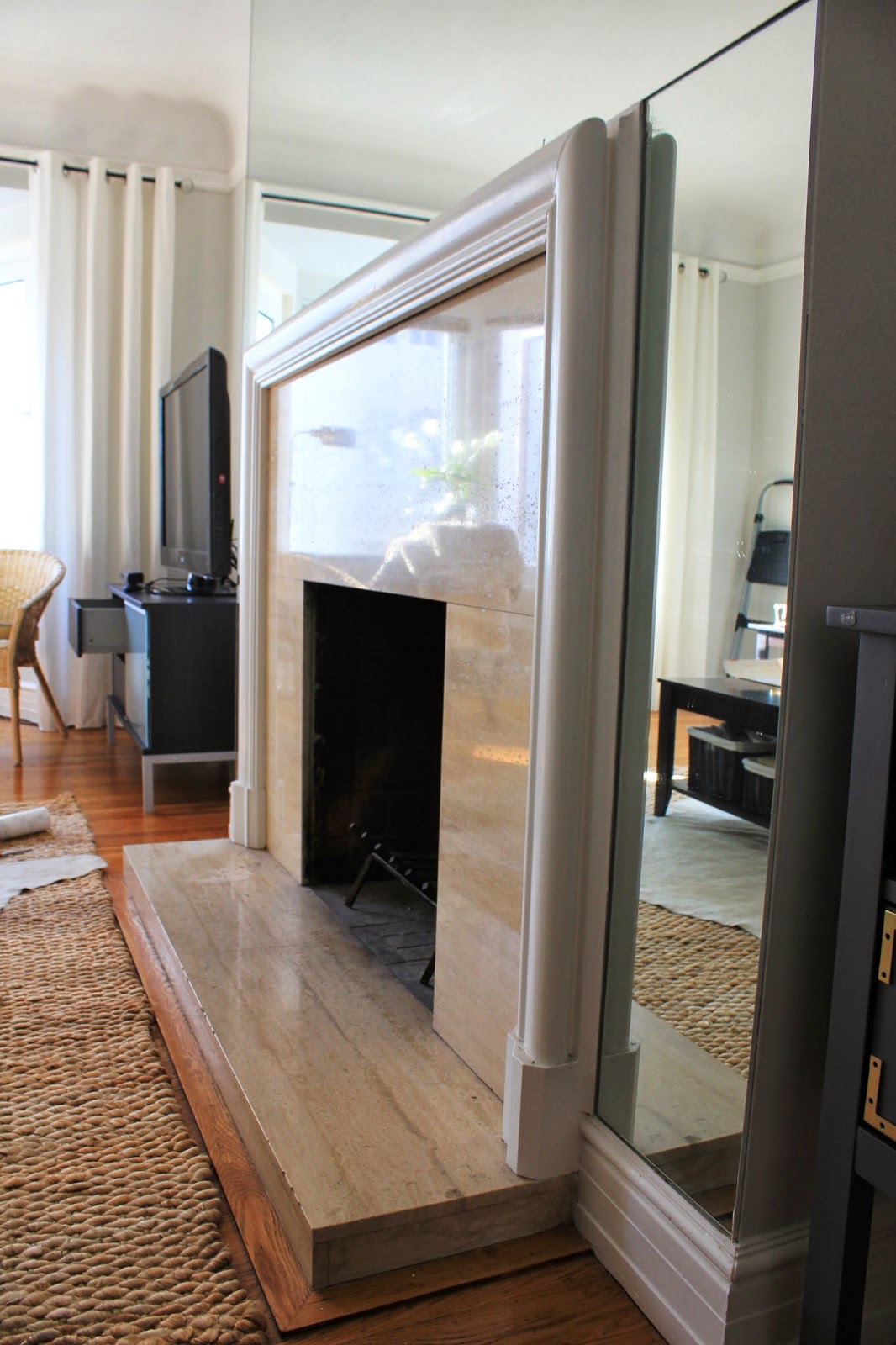 Cup Half Full Fireplace Makeover
