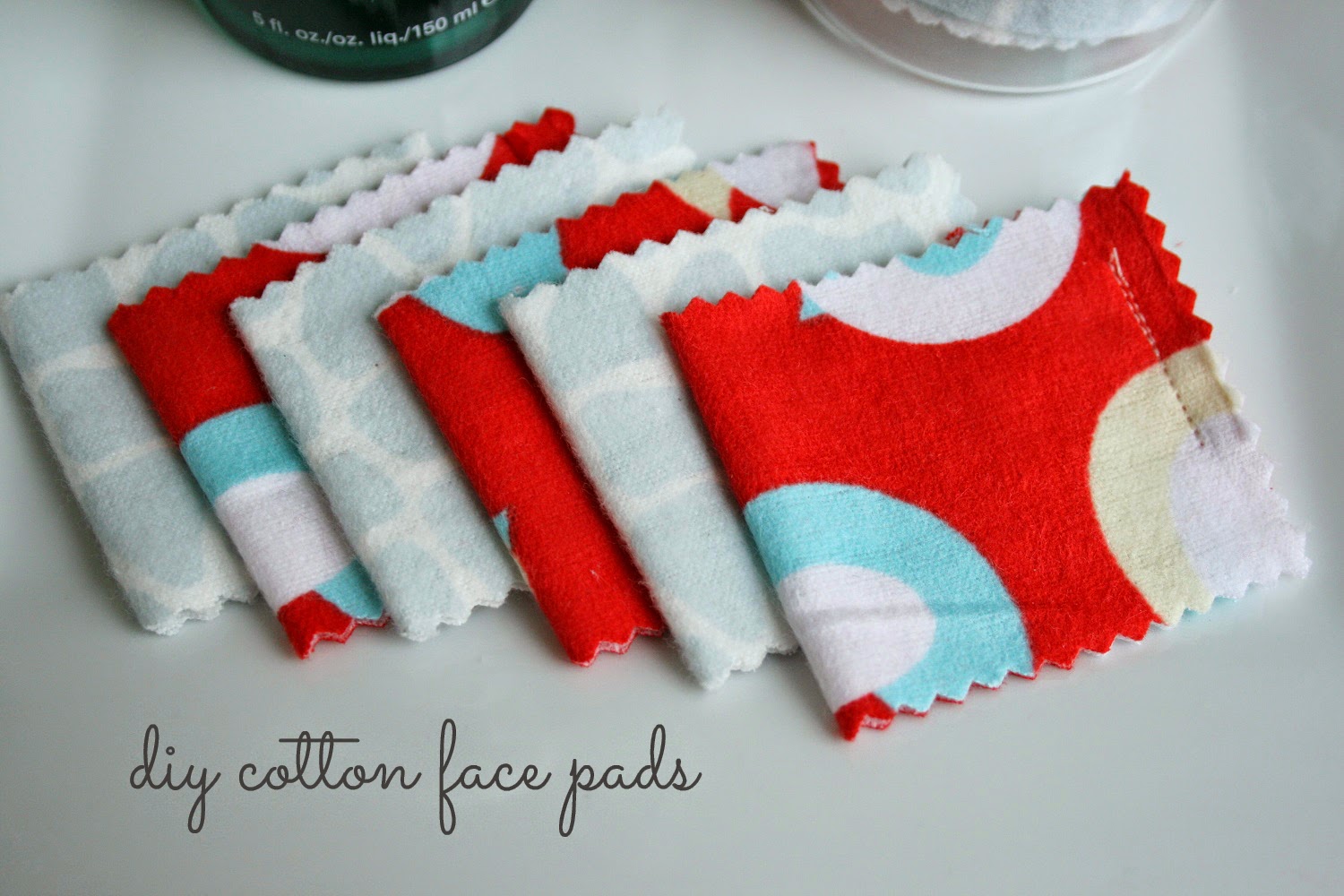 Random Thoughts and Feelings diy reusable cotton face pads