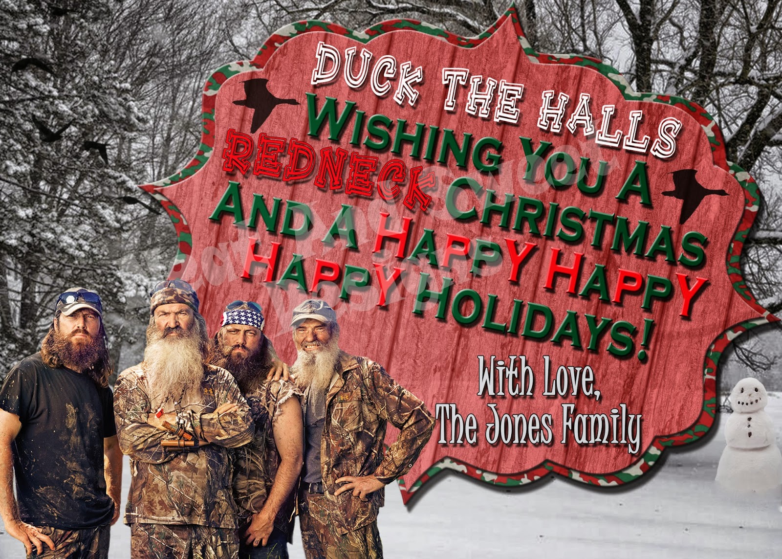 Duck Dynasty Christmas Printables