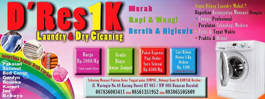 D Res1K Laundry & Dry Cleaning Boyolali