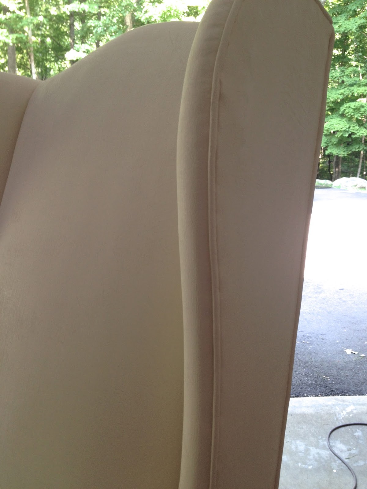 My Passion For Decor A Much Needed Update For An Old Vinyl Chair