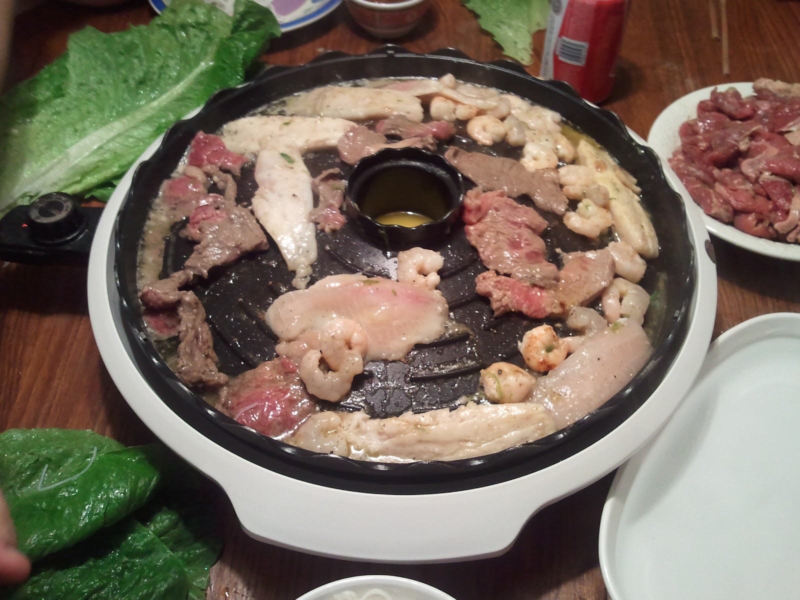 Tableside Cooking (Nuong Vi or Nhung Bo)