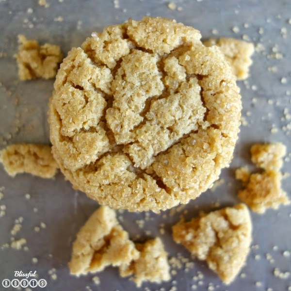 Chewy Peanut Butter Cookies @ Blissful Roots