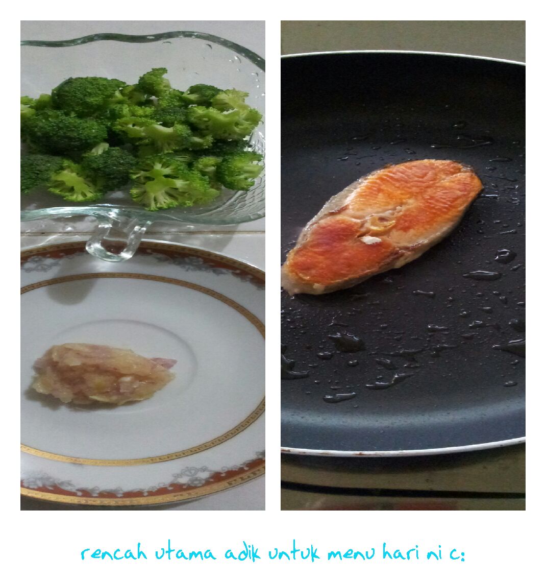 Manjaku Little Qalesya Babys Recipe Bubur Ikan Salmon