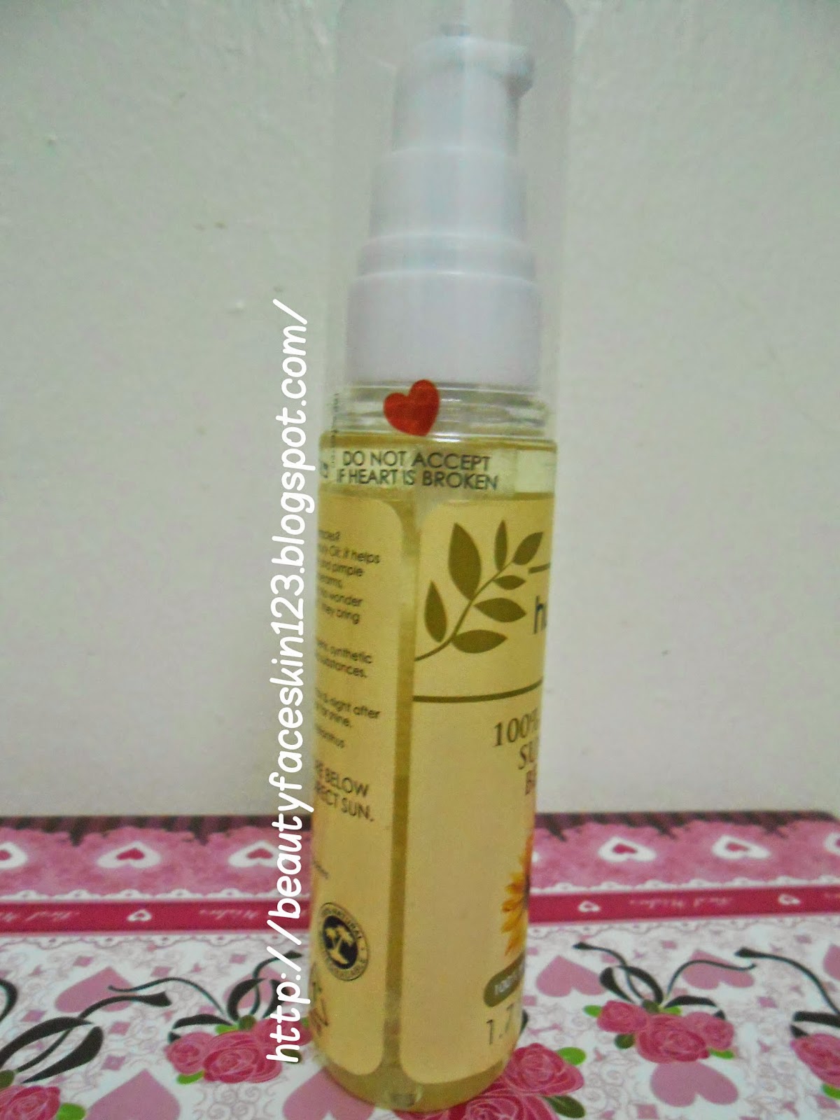 GREAT SKIN&LIFE REVIEW ON HUMAN NATURE SUNFLOWER BEAUTY FACE OIL