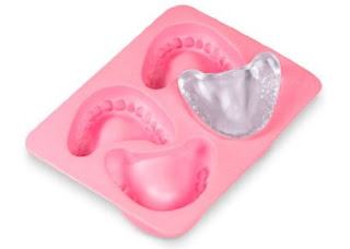 denture ice cube tray mold