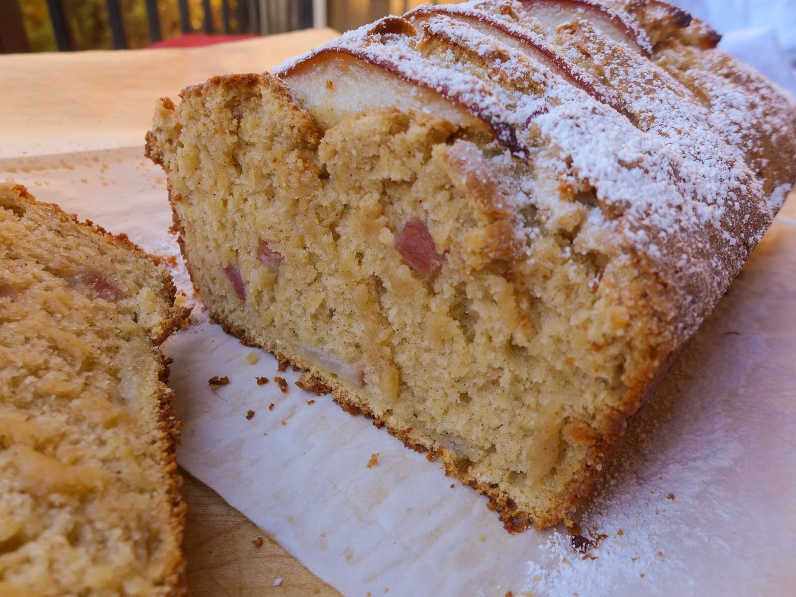 Dimples & Delights Spiced Pear & Buttermilk Cake