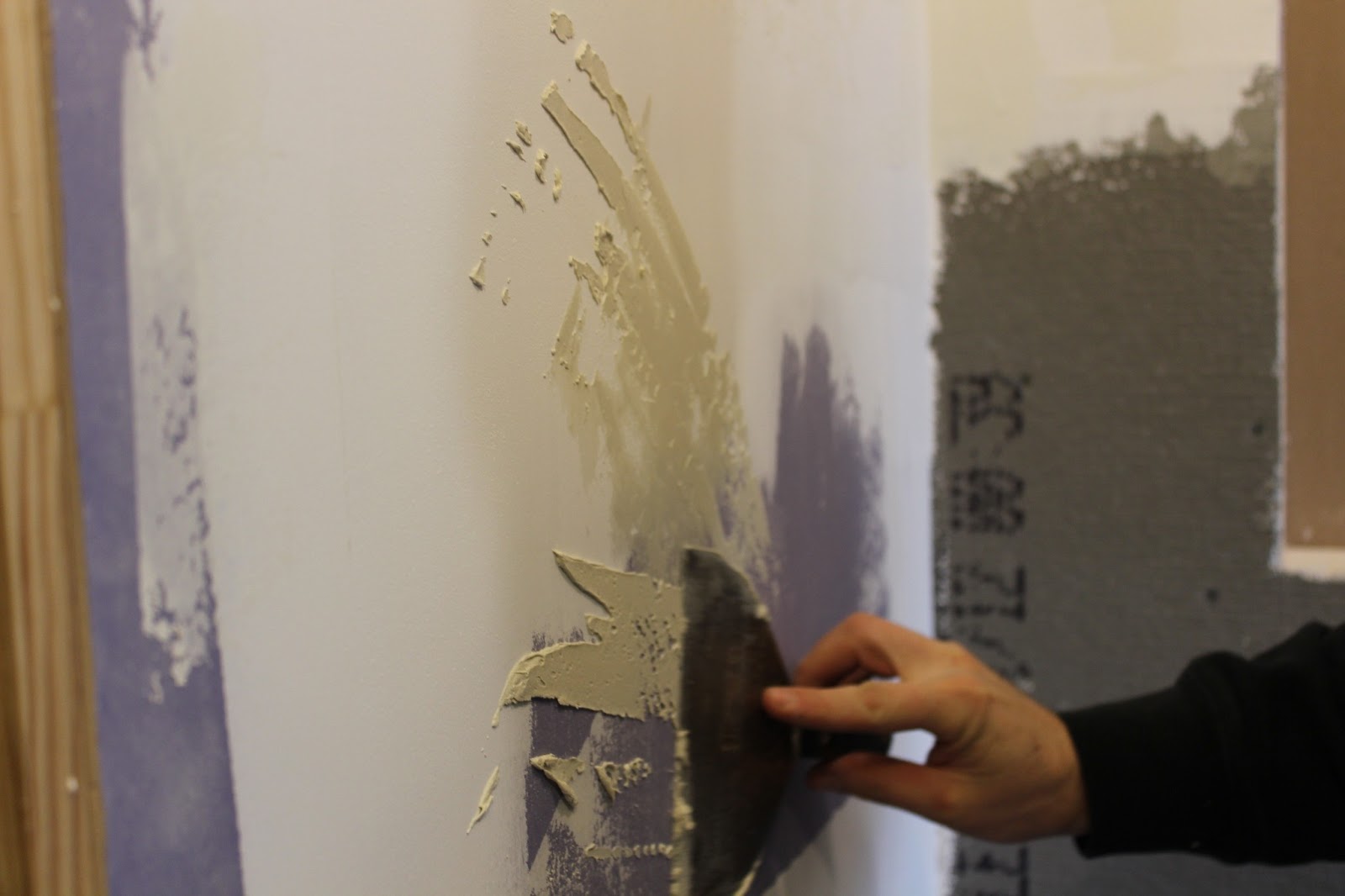 How To Texture A Wall With Joint Compound