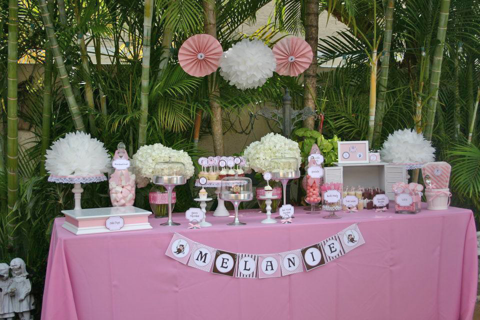 Cupcake Express Monkey Girl Baby Shower