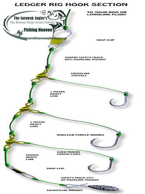 Ledger Rig & Drop-line Fishing (Labuan) - Sarawak Deep Ocean Angler's