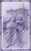 Sixto Quesada, en Nueva York en 1934 con Santiago Herrera, paisano suyo que también hacía estudios en los Estados Unidos.