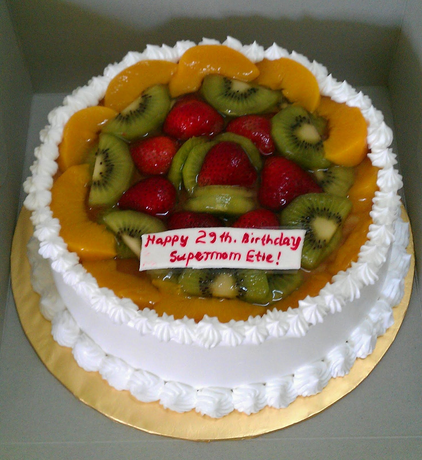 Jelly fruit cake
