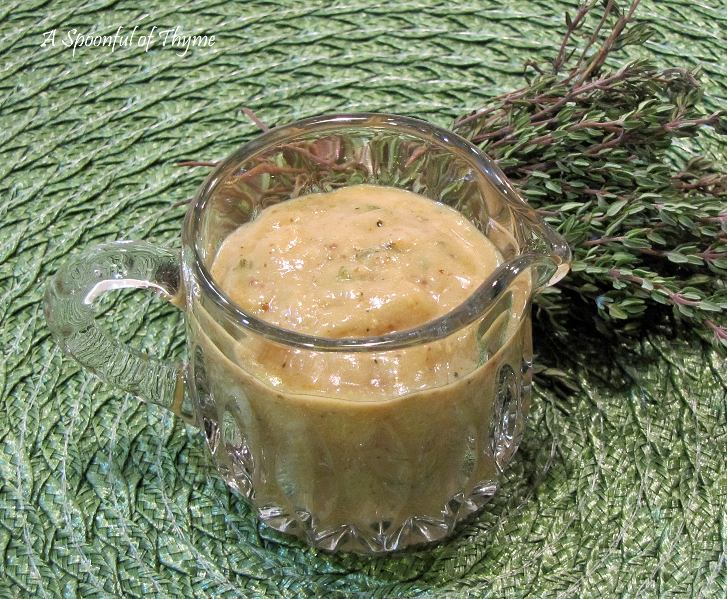 Creamy Mustard Sauce with Vermouth and Thyme