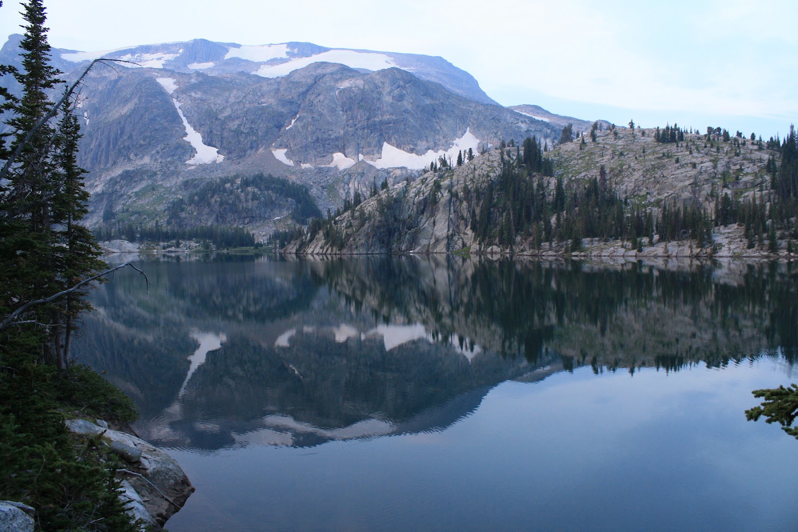 Living and Dyeing Under the Big Sky Morning Reflections at Dewey Lake