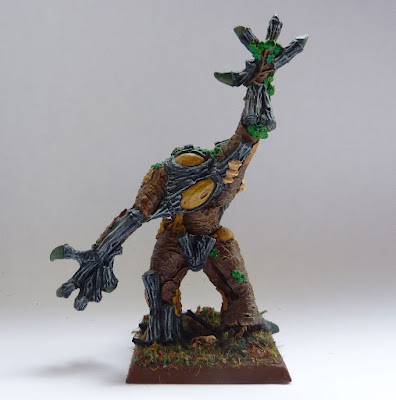 A painting update for Wood Elf Treekin from Warhammer Fantasy Battle, using Aly and Trish Morrison Marauder Treemen.