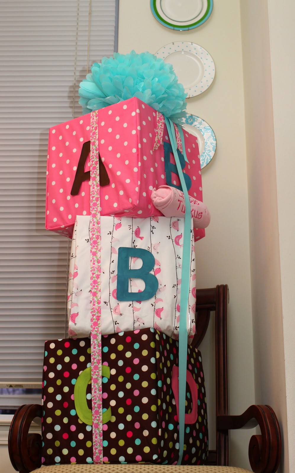 doodah! Baby Blocks; A Baby Shower Gift With No Wrapping Paper