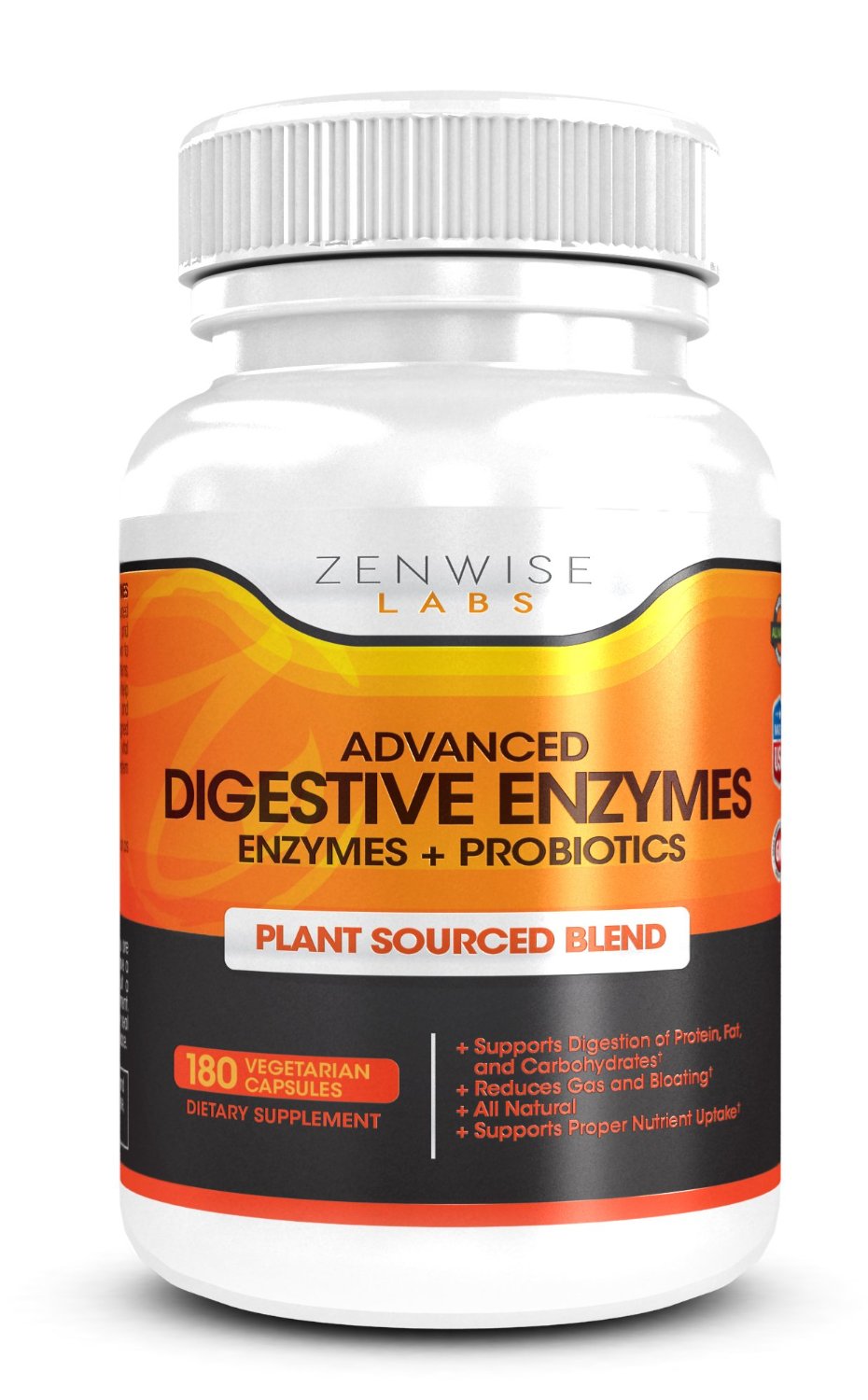 Probiotics, Digestive Enzymes, and Hair Growth Supplements by Zenwise Labs Review Amy & Aron's
