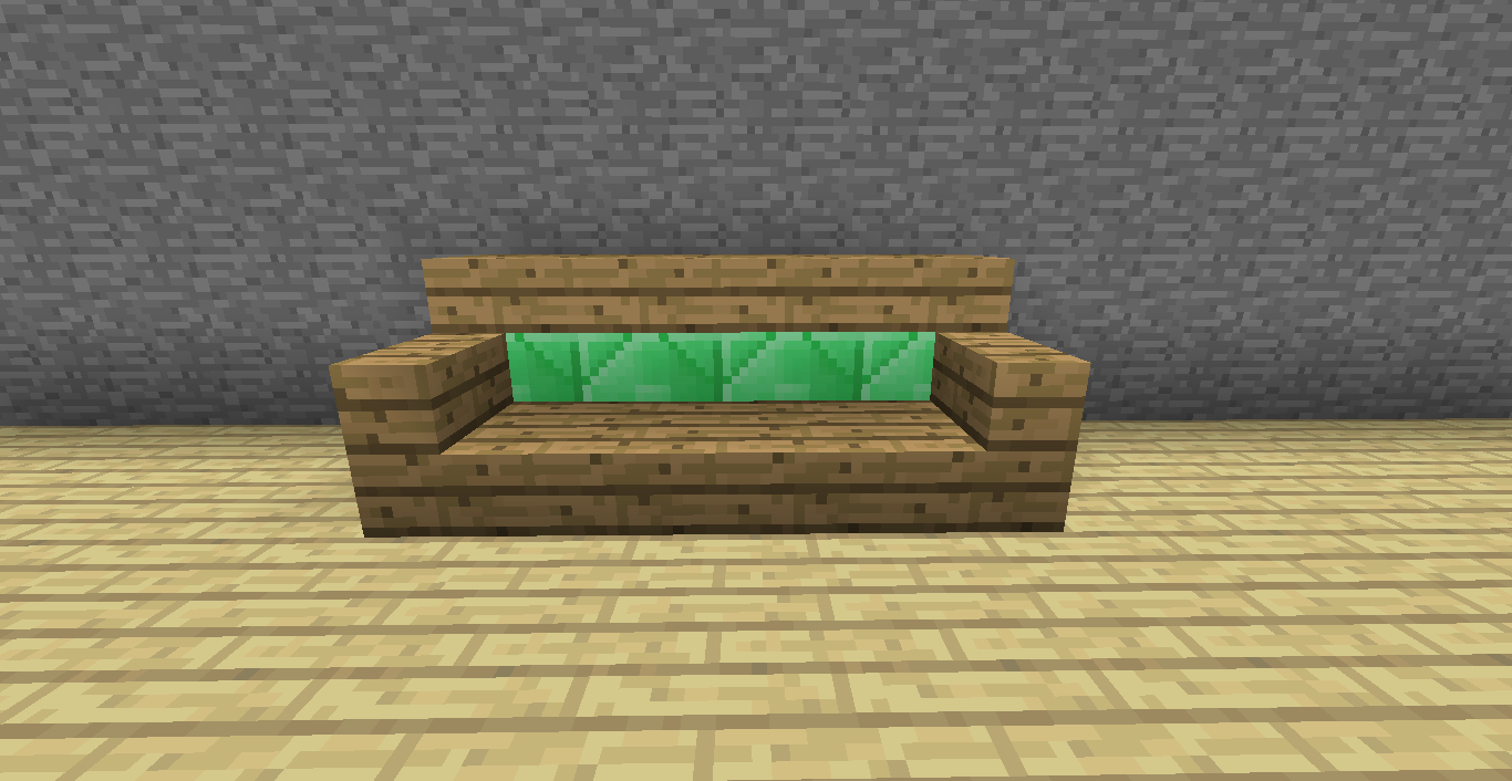 Furniture and decoration in Minecraft without mods Your