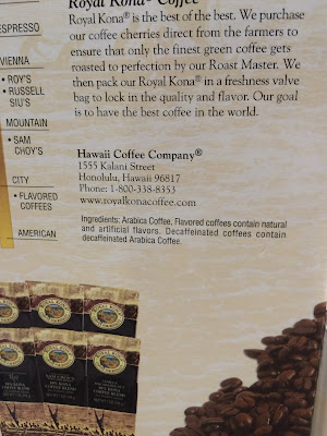 Royal Kona Coffee Company 10% Kona Coffee Blend Travel Pack: great as a gift or a sampler
