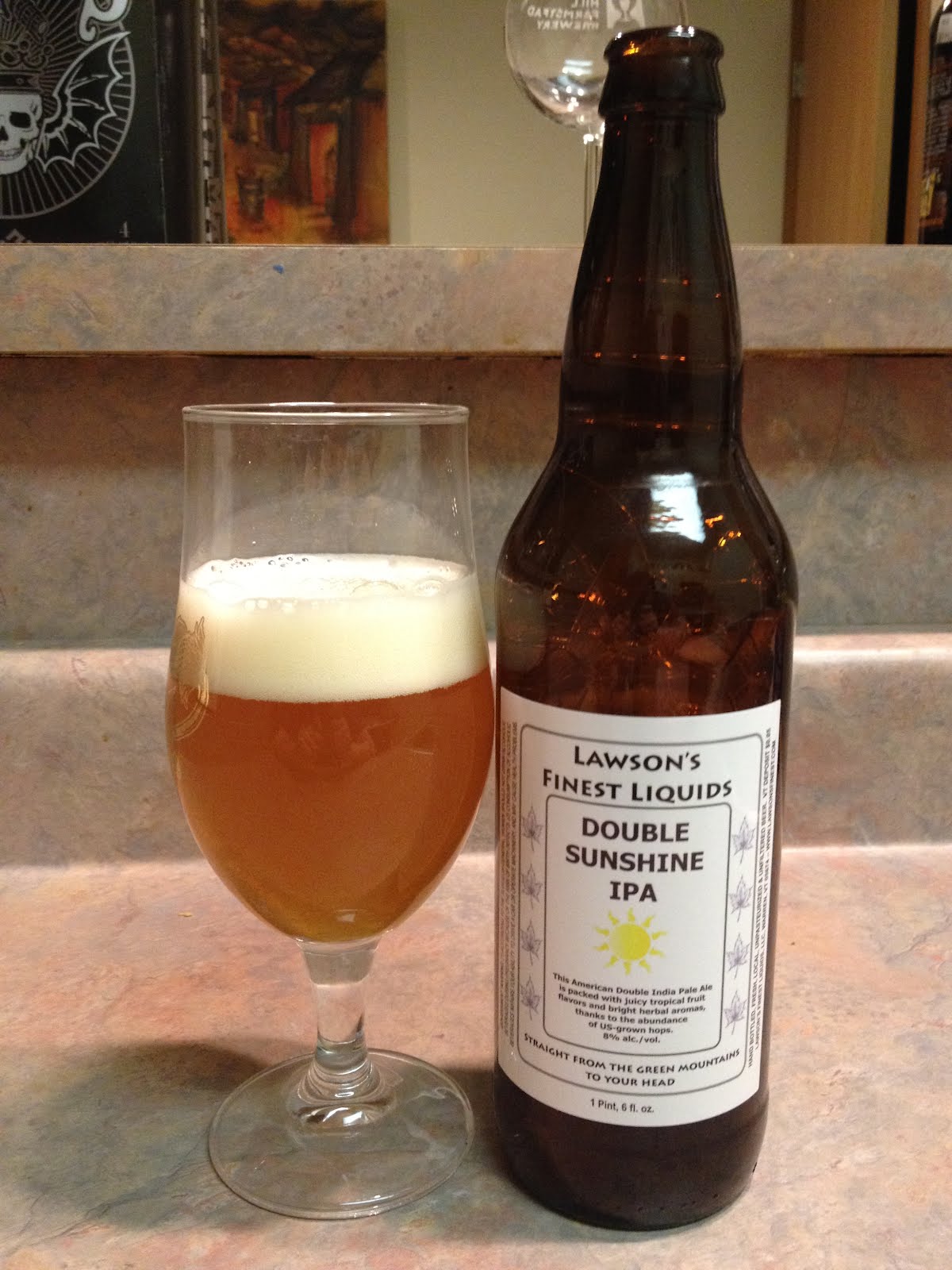 SaBEERmetrics Beer Review Double Sunshine IPA