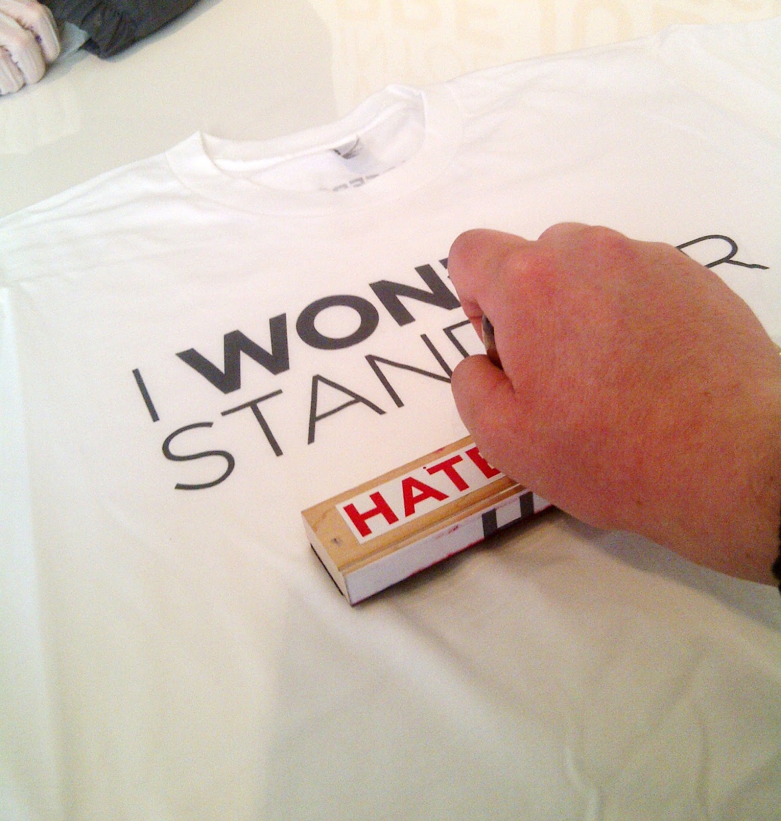 HOLLYWOOD ON THE POTOMAC "I won't stand for.....