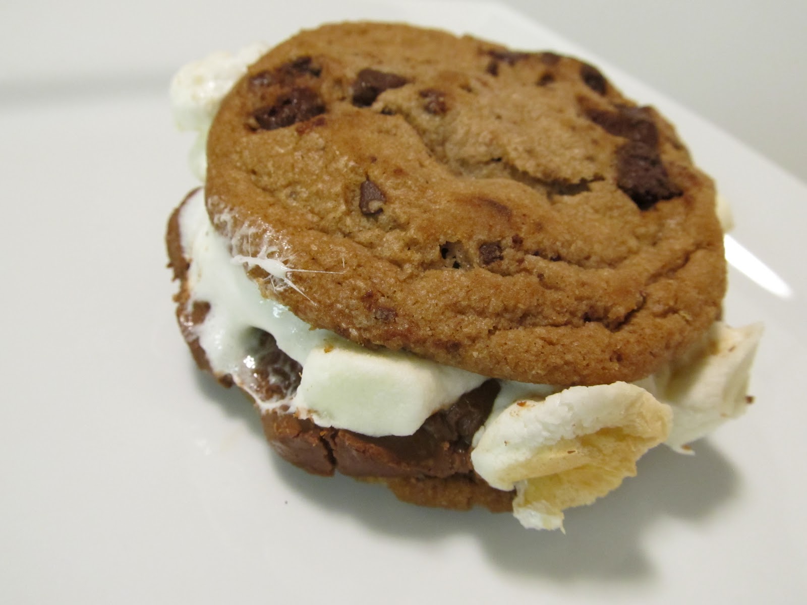 Jenn's Food Journey Grilled Chocolate Chip Cookie S'mores