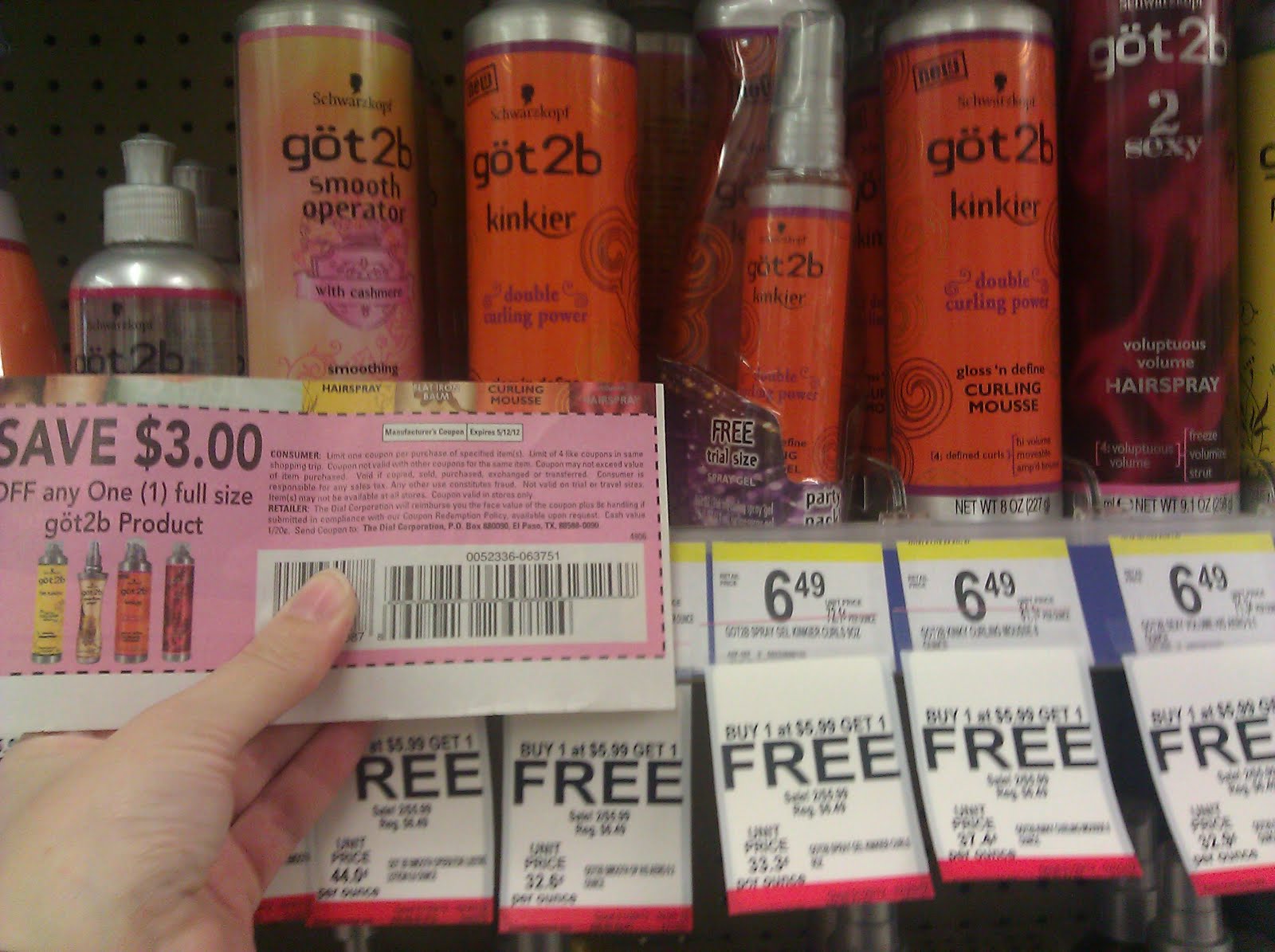 Got2b manufacturer coupons