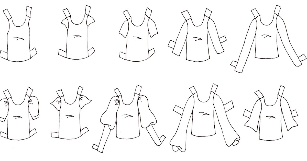 Paper Doll School: Creating Versatile Clothing Templates