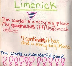 ROOM 106 BLOG!: Limerick Poems