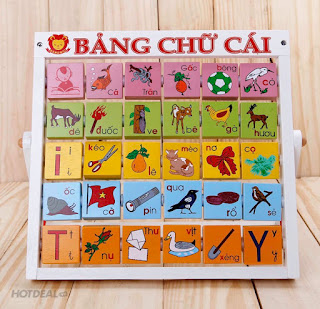 Bảng lật chữ 4 mặt băng gỗ