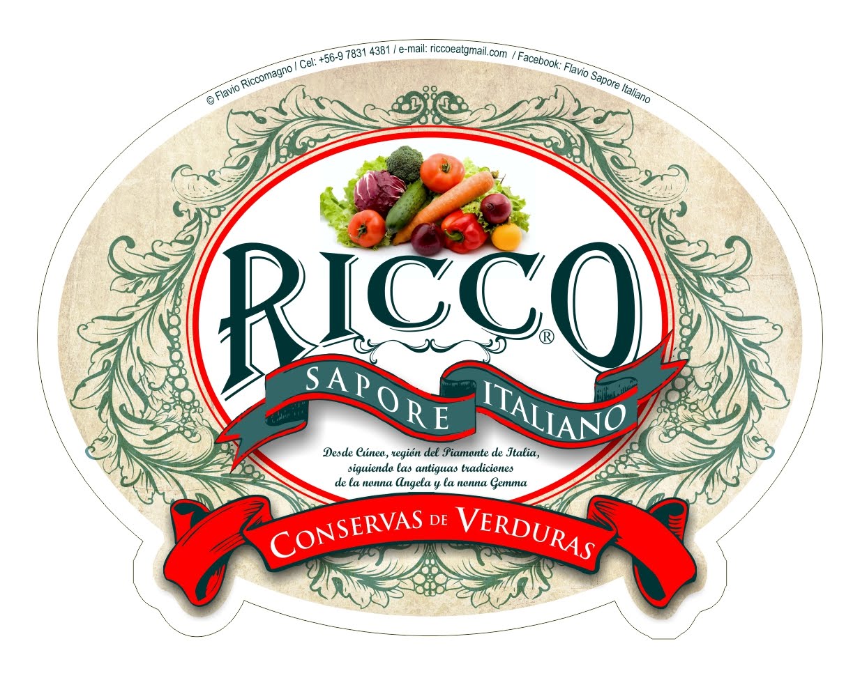 Logotipo Conservas RICCO